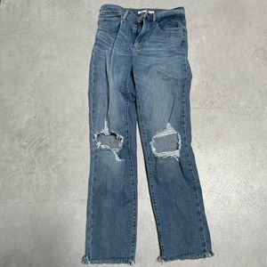 Blue Levi’s jeans